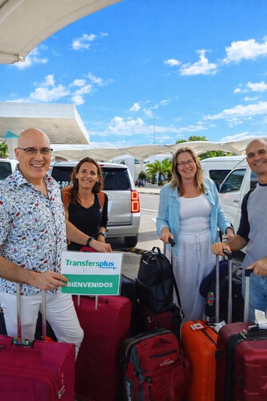 Cancun airport to ultramar Ferry by Transfers Plus